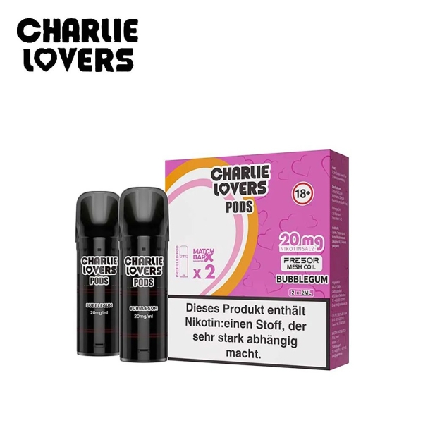 Charlie Lovers - Bubblegum - Prefilled Pod 2ml/ Stück